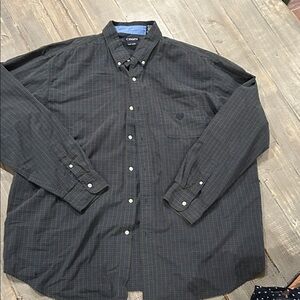 Chaps Men's Green Button Down Shirt